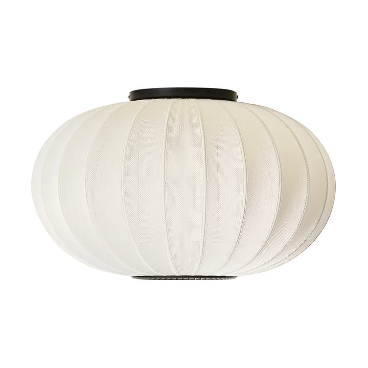 Lampada da parete e soffitto Knit-Wit 57 Oval - Pearl white - Made By Hand