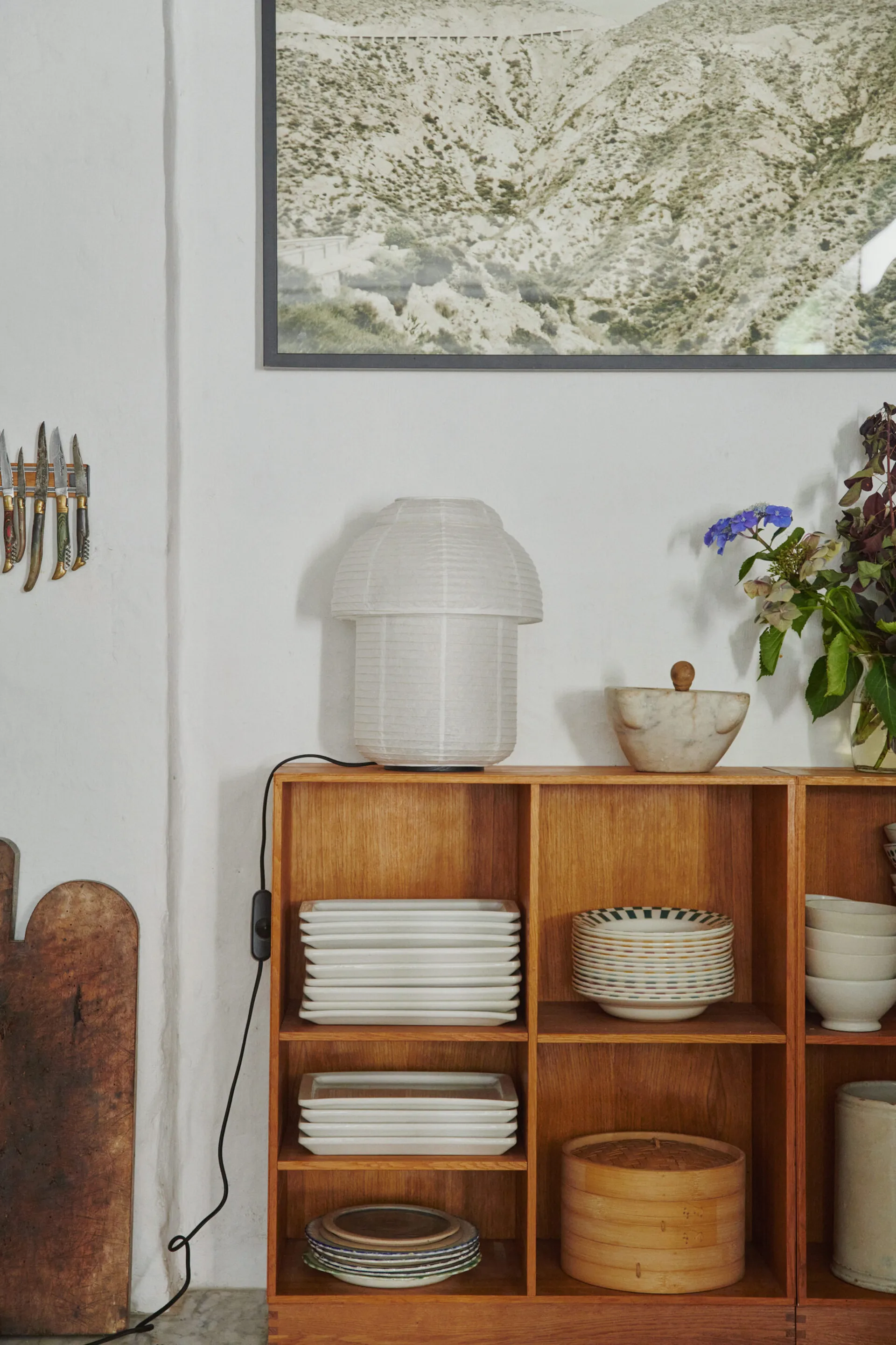 Lampada da tavolo Papier Double Ø30 cm, White Made By Hand