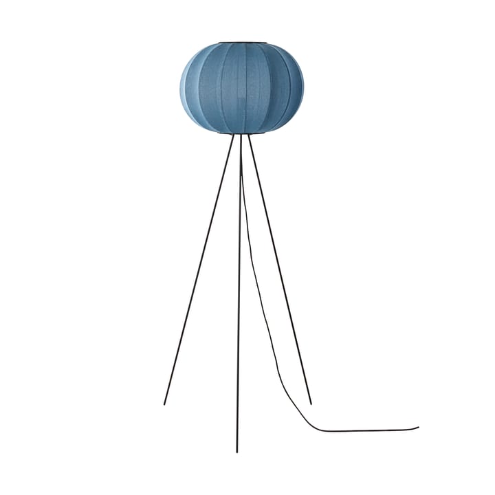 Lampada da terra Knit-Wit 45 Round High - Blue stone - Made By Hand