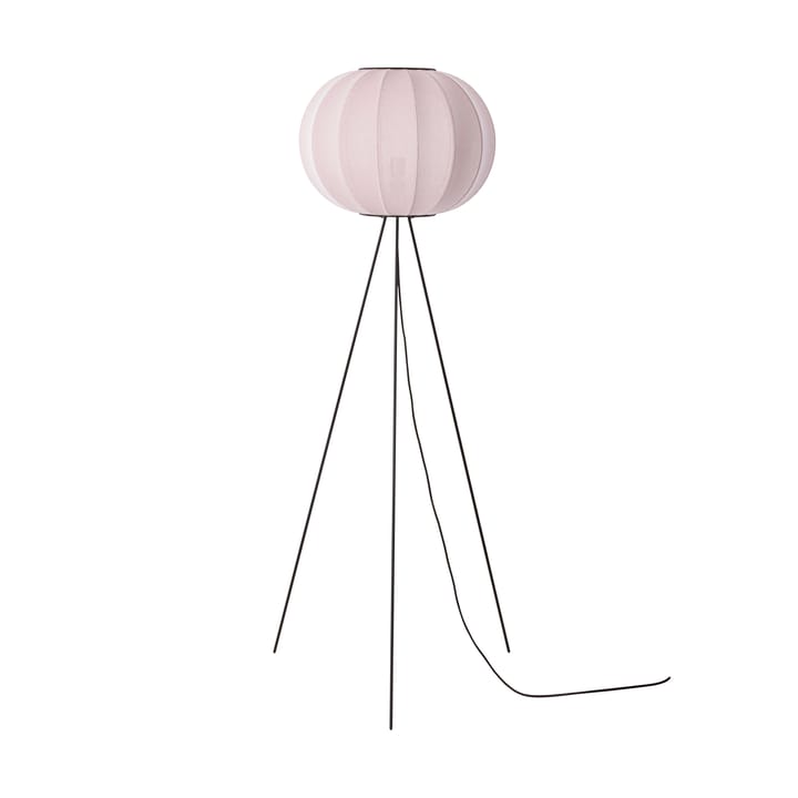 Lampada da terra Knit-Wit 45 Round High - Light pink - Made By Hand