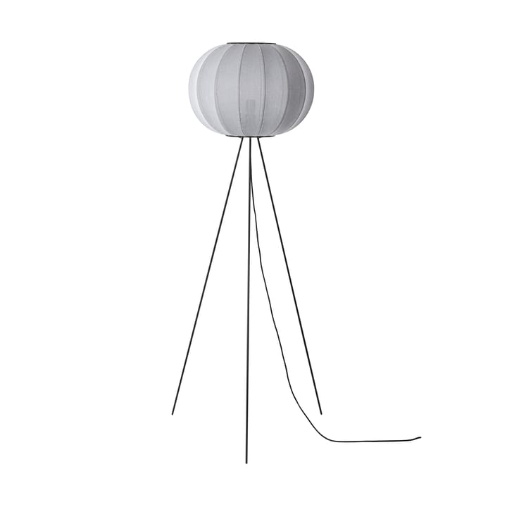 Lampada da terra Knit-Wit 45 Round High - Silver - Made By Hand