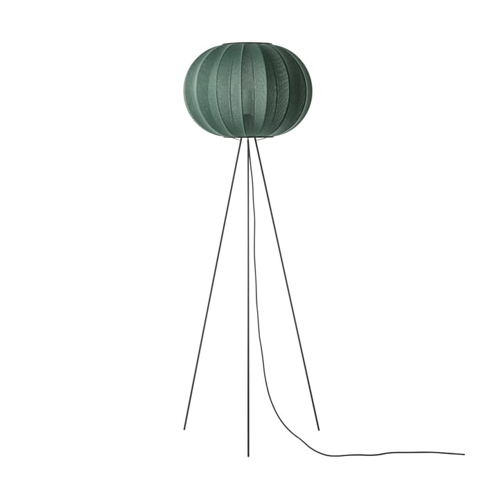 Lampada da terra Knit-Wit 45 Round High - Tweed green - Made By Hand