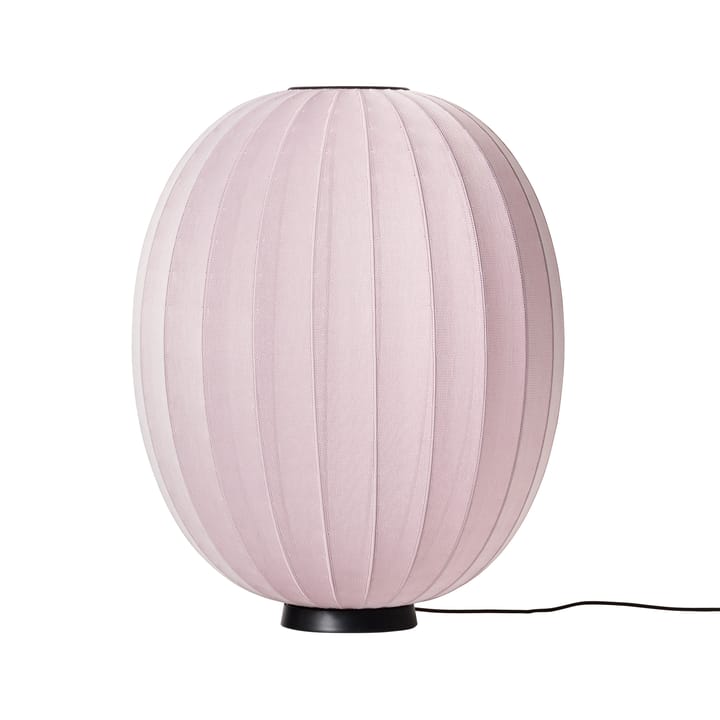 Lampada da terra Knit-Wit 65 High Oval Level - Light pink - Made By Hand
