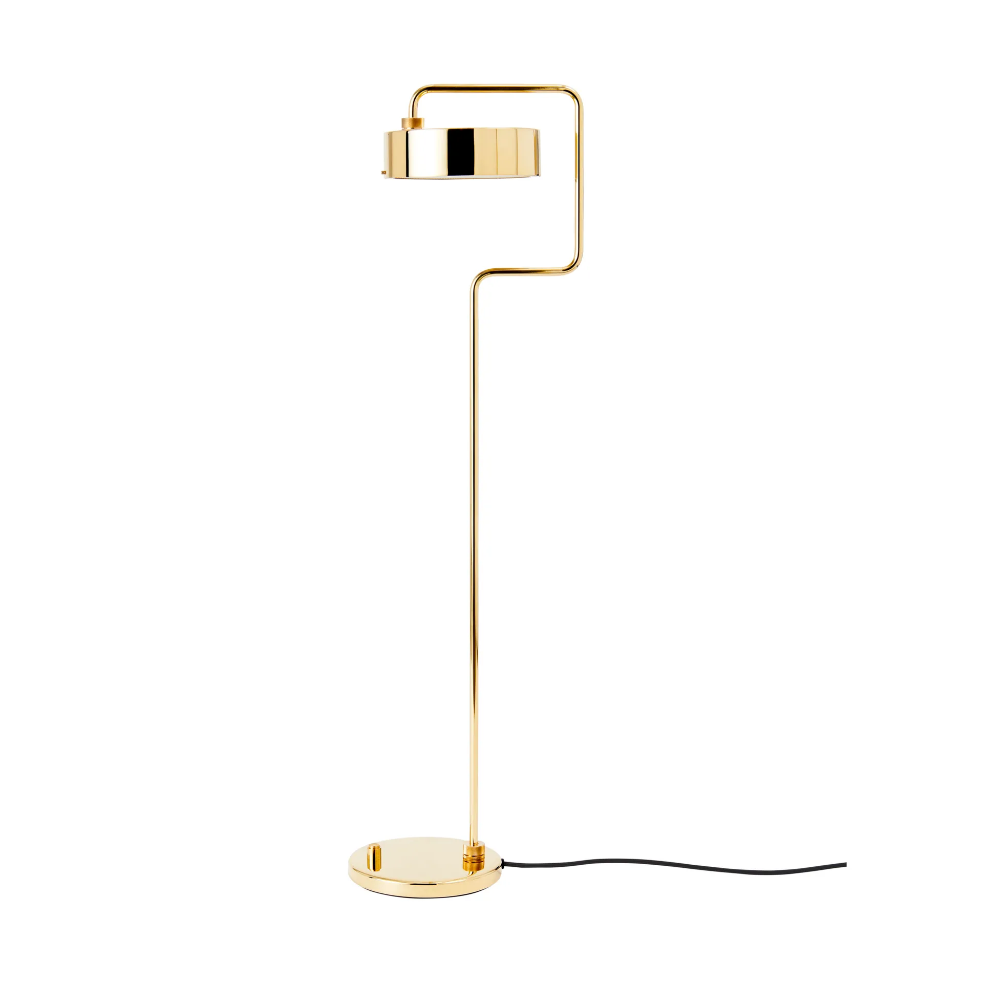 Lampada da terra Petite Machine, Polished brass Made By Hand