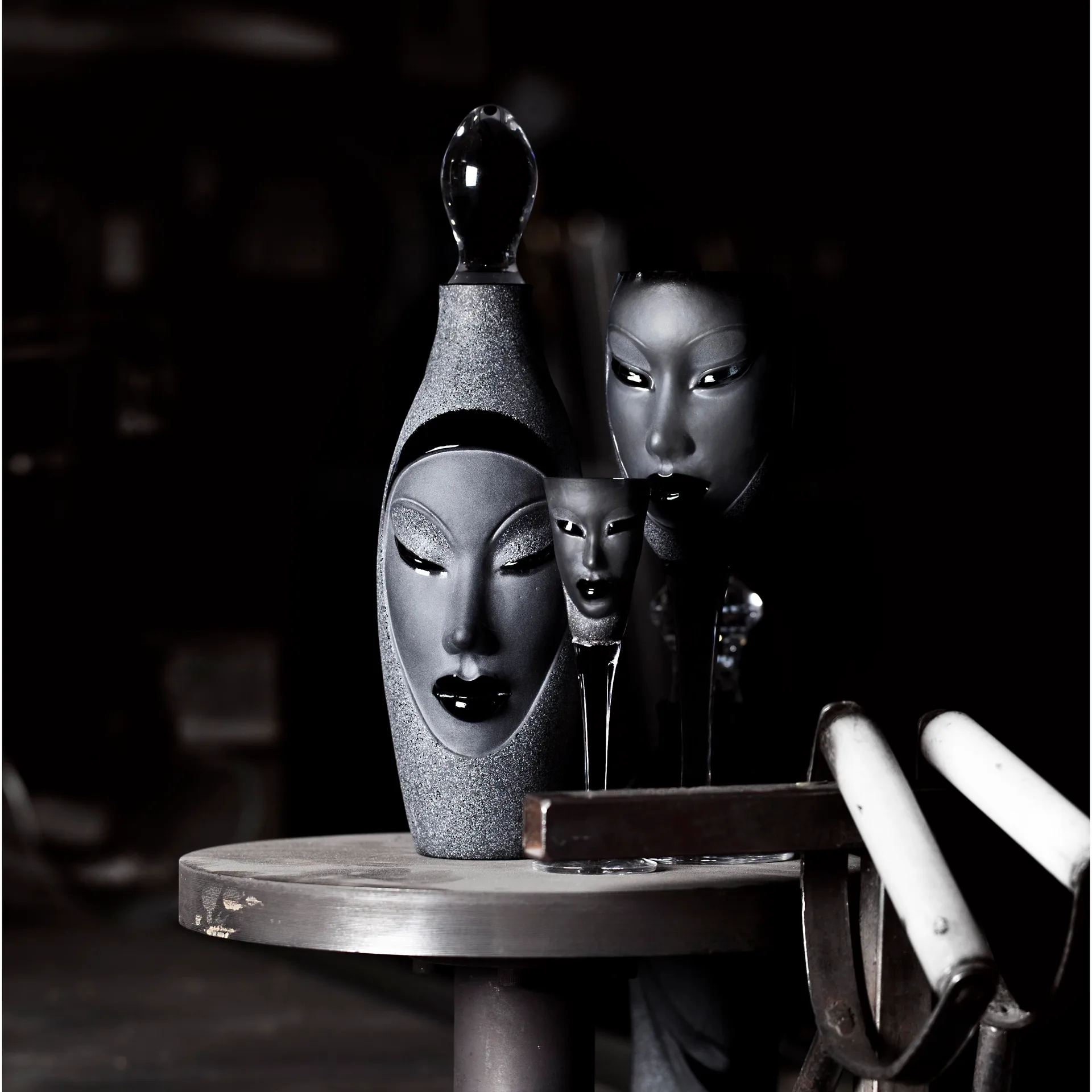 Caraffa Electra 1 L, Nero Målerås Glasbruk