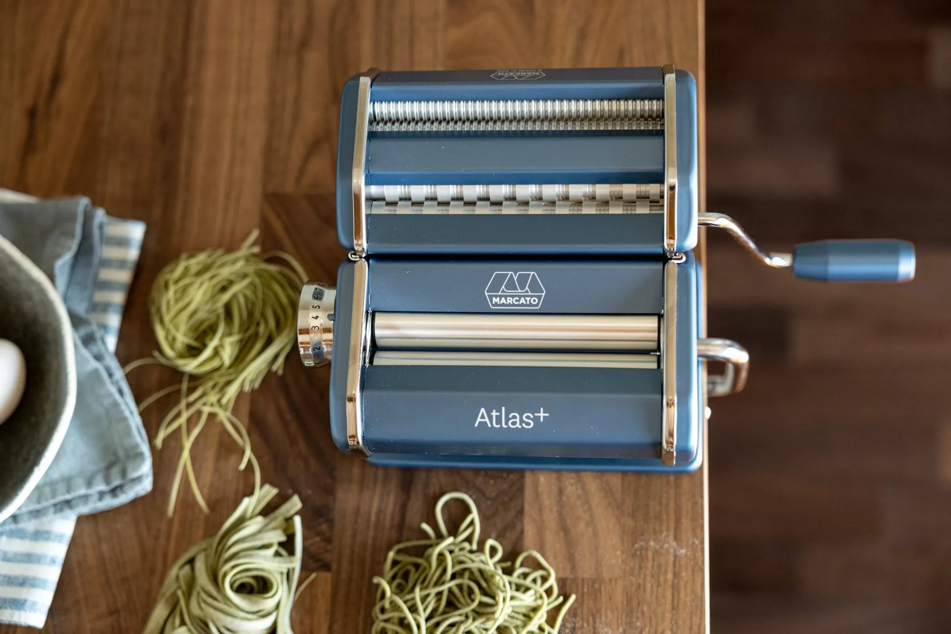 Marcato Atlas 150+ macchina per pasta, Powder blu Marcato