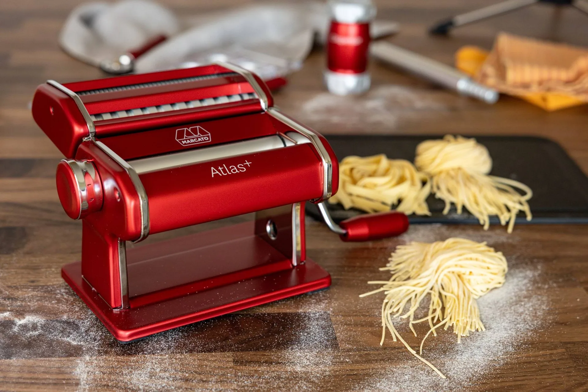 Marcato Atlas 150+ macchina per pasta, Rosso Marcato