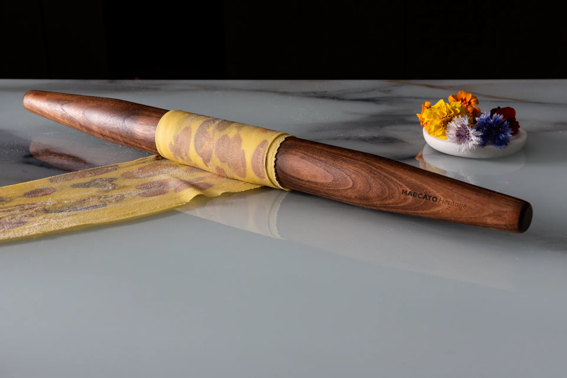 Pacco di pasta Marcato Il mattarello 55 cm, Marrone Marcato