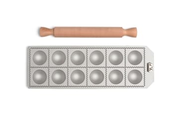 Stampo ravioli incluso roller per ravioli rotondi Marcato - 12 pz - Marcato