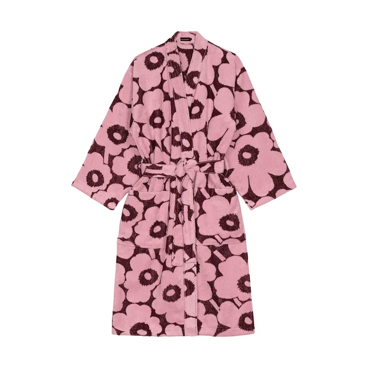 Accappatoio Pieni Unikko L - Plum-pink - Marimekko
