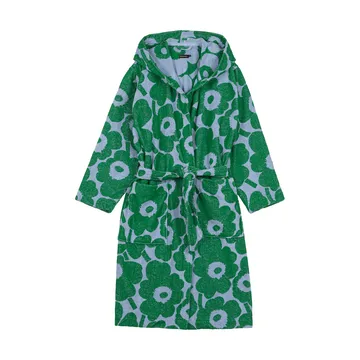 Accappatoio Pieni Unikko M - Azzurro-verde - Marimekko