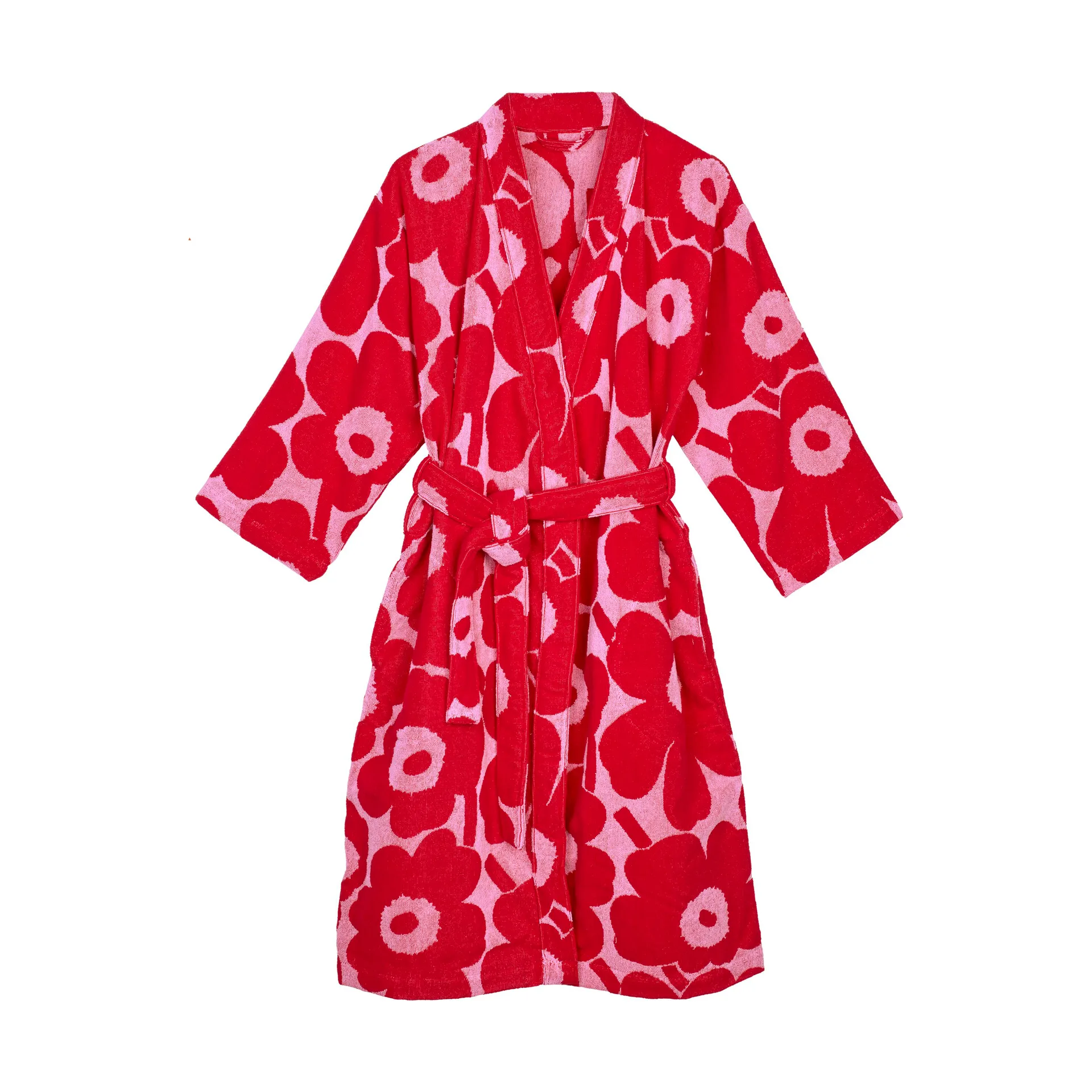 Accappatoio Unikko, Rosso, L Marimekko