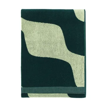 Asciugamano bagno Marimekko Taifuuni 70x150 cm - Pear-dark green - Marimekko