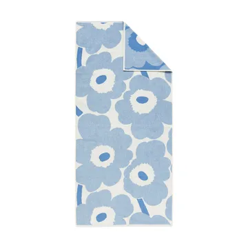 Asciugamano bagno Marimekko Unikko 70x150 cm - Blu - Marimekko