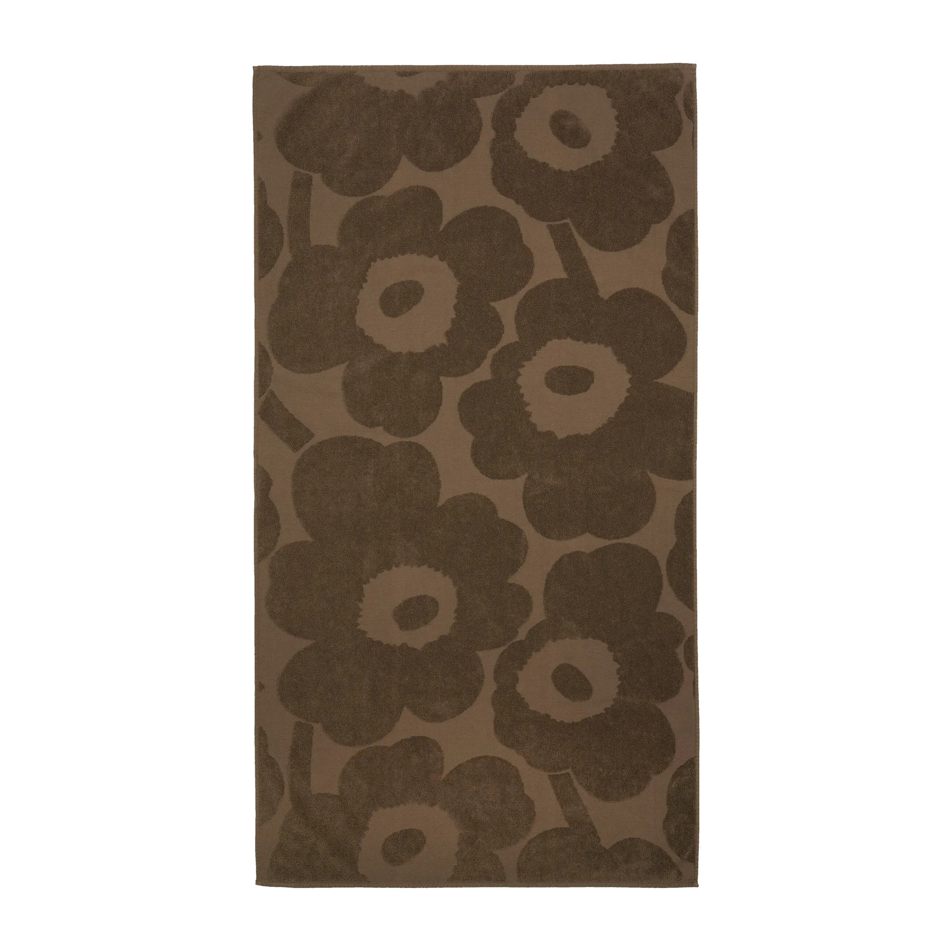 Asciugamano bagno Marimekko Unikko 70x150 cm, dark sand Marimekko