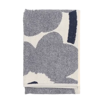 Asciugamano bagno Marimekko Unikko 70x150 cm - Off white-blueberry - Marimekko