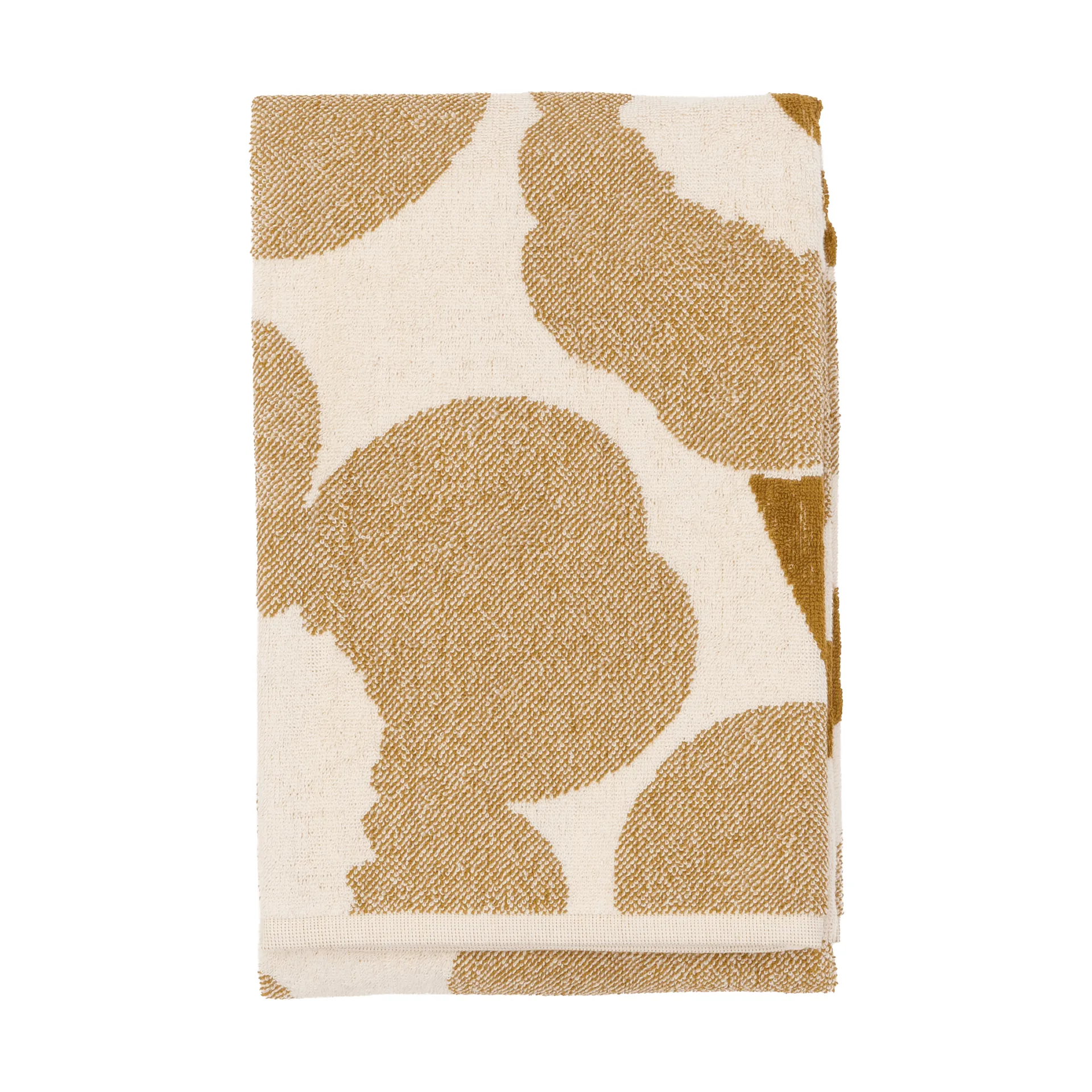 Asciugamano bagno Marimekko Unikko 70x150 cm, Off white-bronzo Marimekko