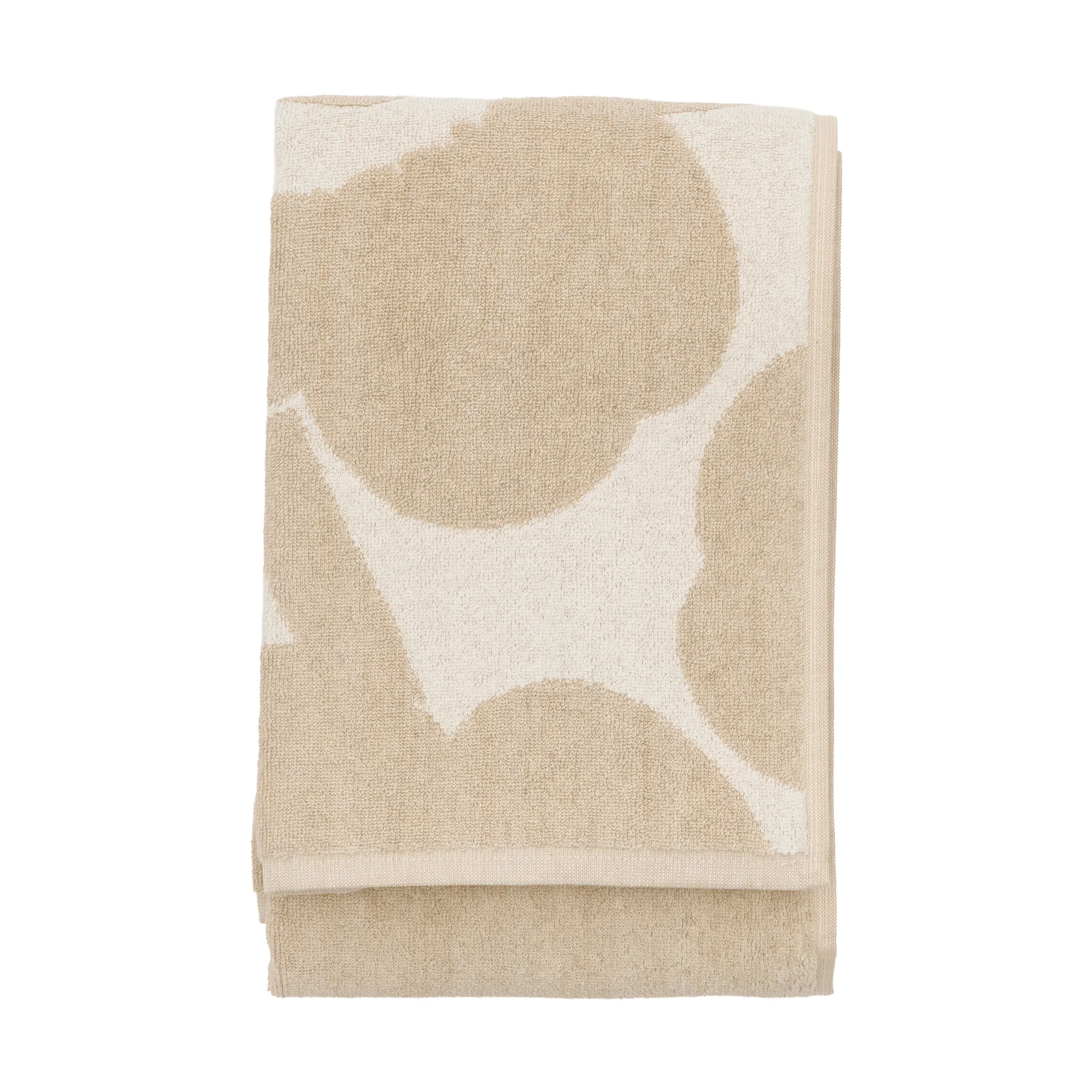 Asciugamano bagno Marimekko Unikko 70x150 cm, Off white-lino Marimekko
