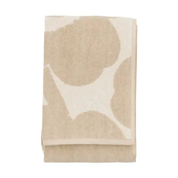 Asciugamano bagno Marimekko Unikko 70x150 cm - Off white-lino - Marimekko