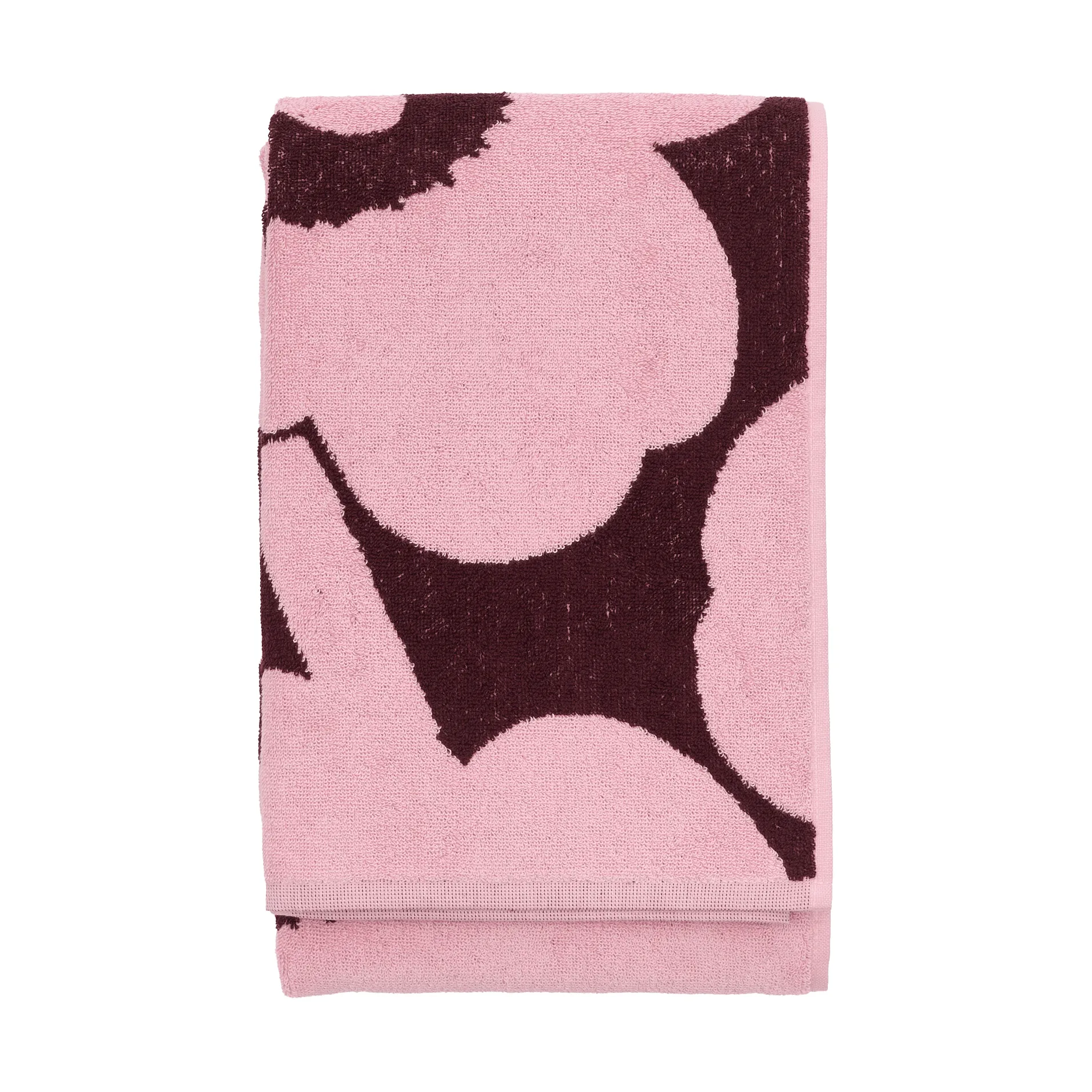 Asciugamano bagno Marimekko Unikko 70x150 cm, Plum-pink Marimekko