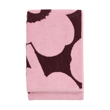 Asciugamano bagno Marimekko Unikko 70x150 cm - Plum-pink - Marimekko