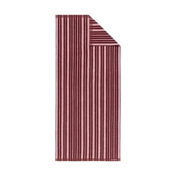 Asciugamano da bagno Raide 70x150 cm - Bordeaux-rosa - Marimekko