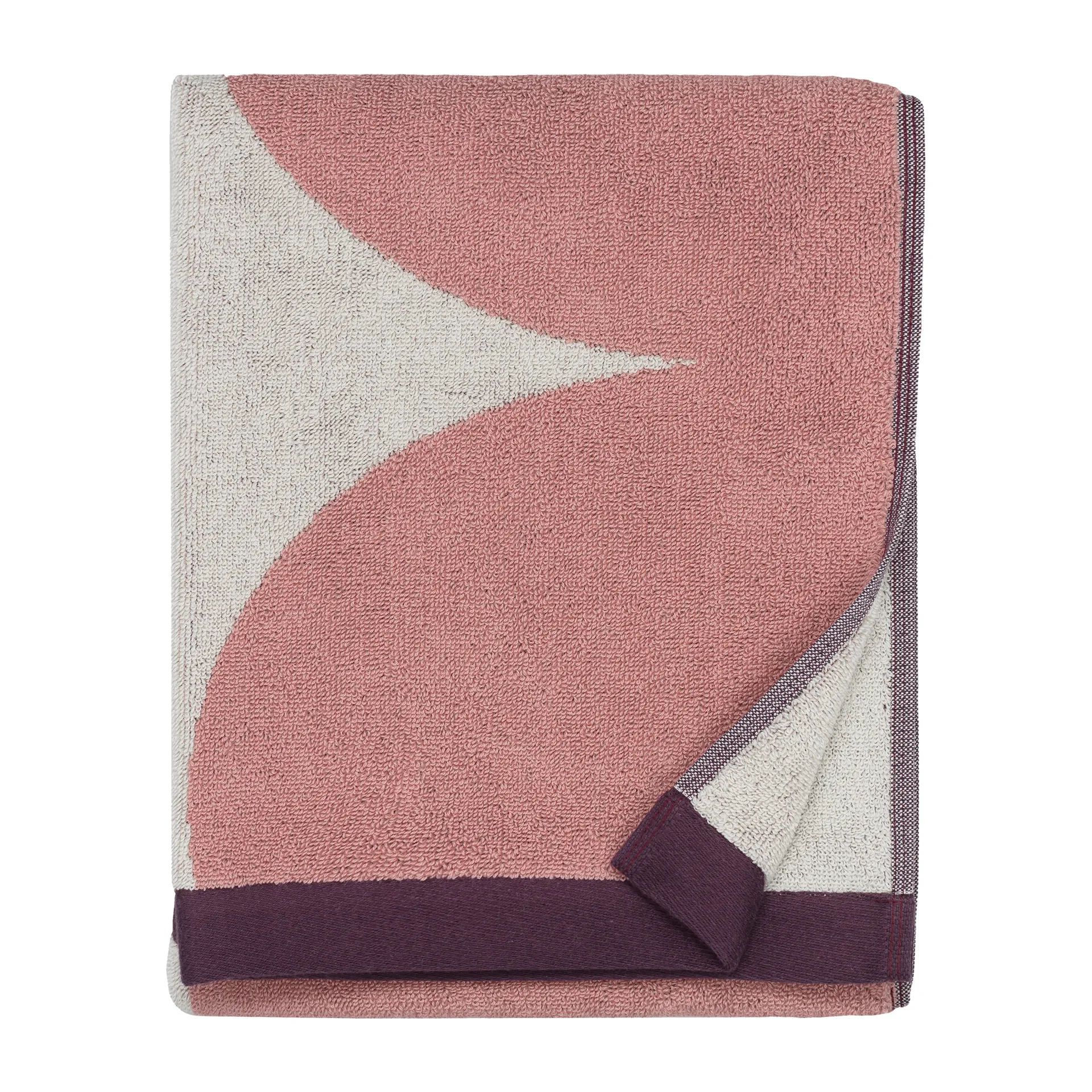Asciugamano Härkä 70x50 cm, bianco-rosa-rosso Marimekko