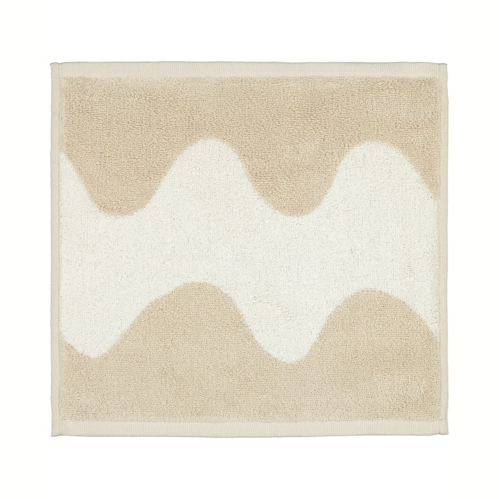 Asciugamano Lokki beige-bianco - 30x30 cm - Marimekko