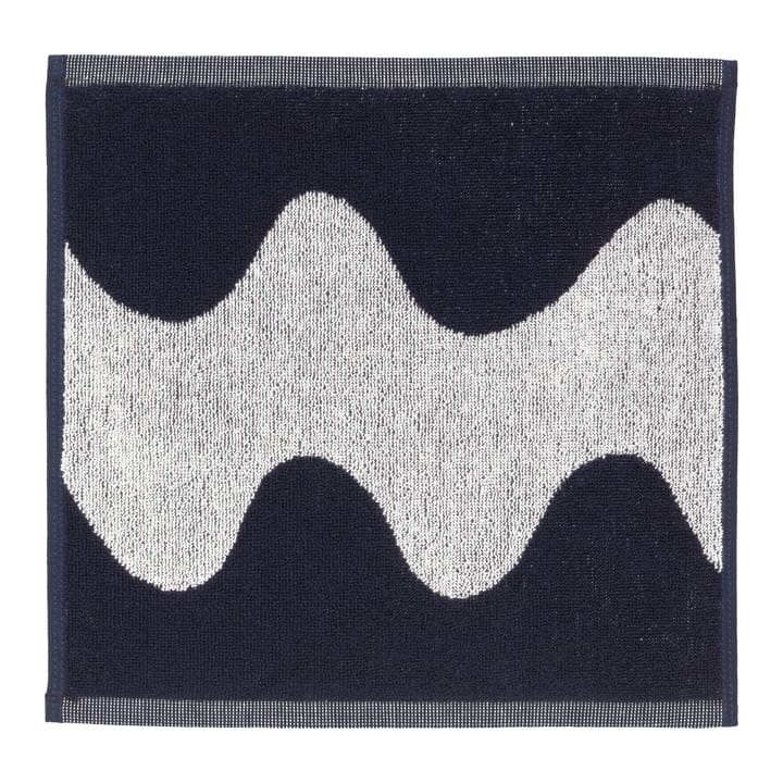 Asciugamano Lokki blu scuro-bianco - 30x30 cm - Marimekko