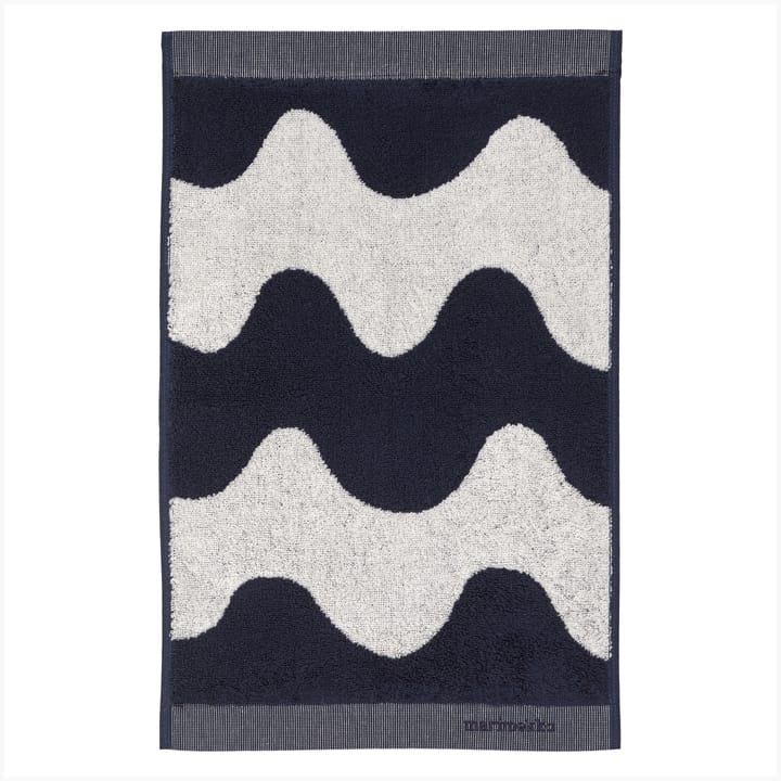 Asciugamano Lokki blu scuro-bianco, 30x50 cm Marimekko