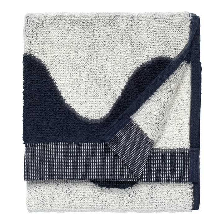 Asciugamano Lokki blu scuro-bianco, 30x50 cm Marimekko