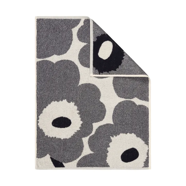 Asciugamano Marimekko Unikko 50x70 cm - Off white-blueberry - Marimekko