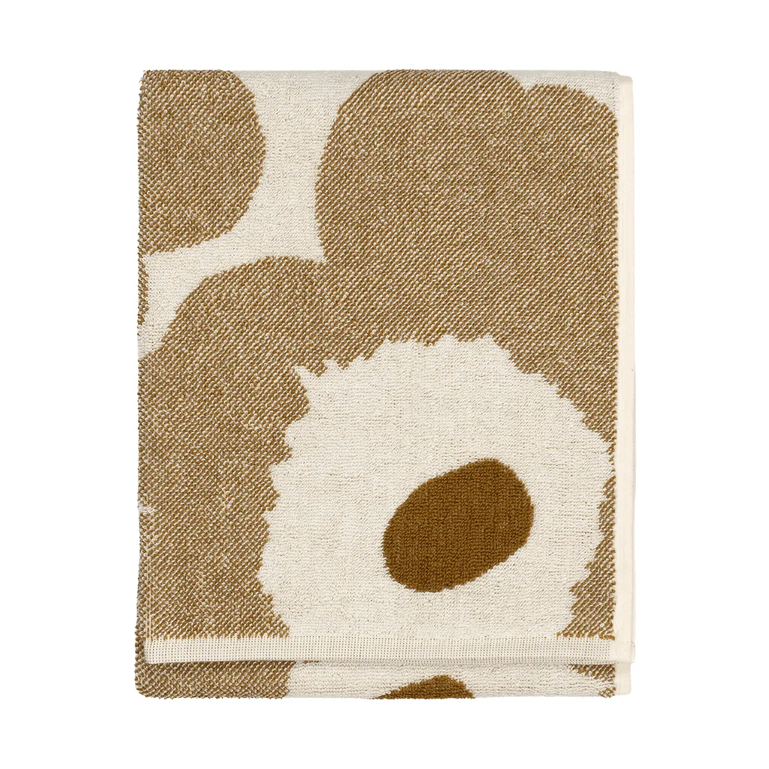 Asciugamano Marimekko Unikko 50x70 cm, Off white-bronzo Marimekko