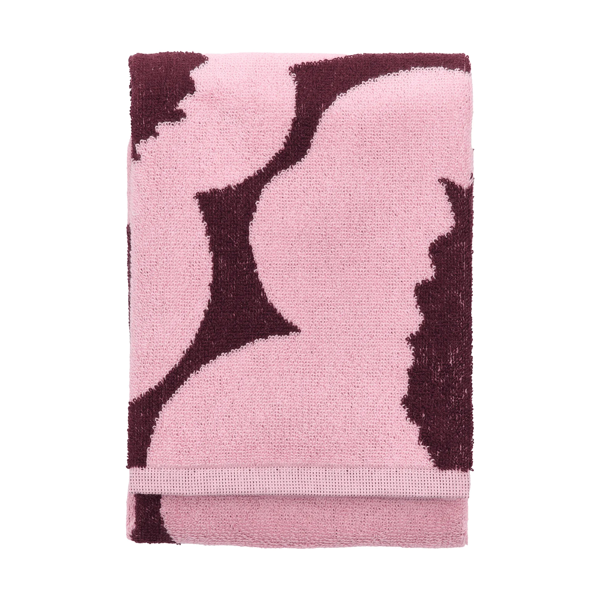 Asciugamano Marimekko Unikko 50x70 cm, Plum-pink Marimekko