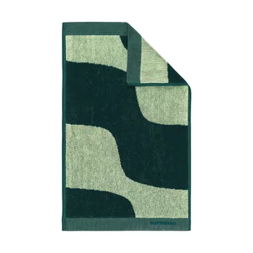 Asciugamano ospite Marimekko Taifuuni 30x50 cm - Pear-dark green - Marimekko