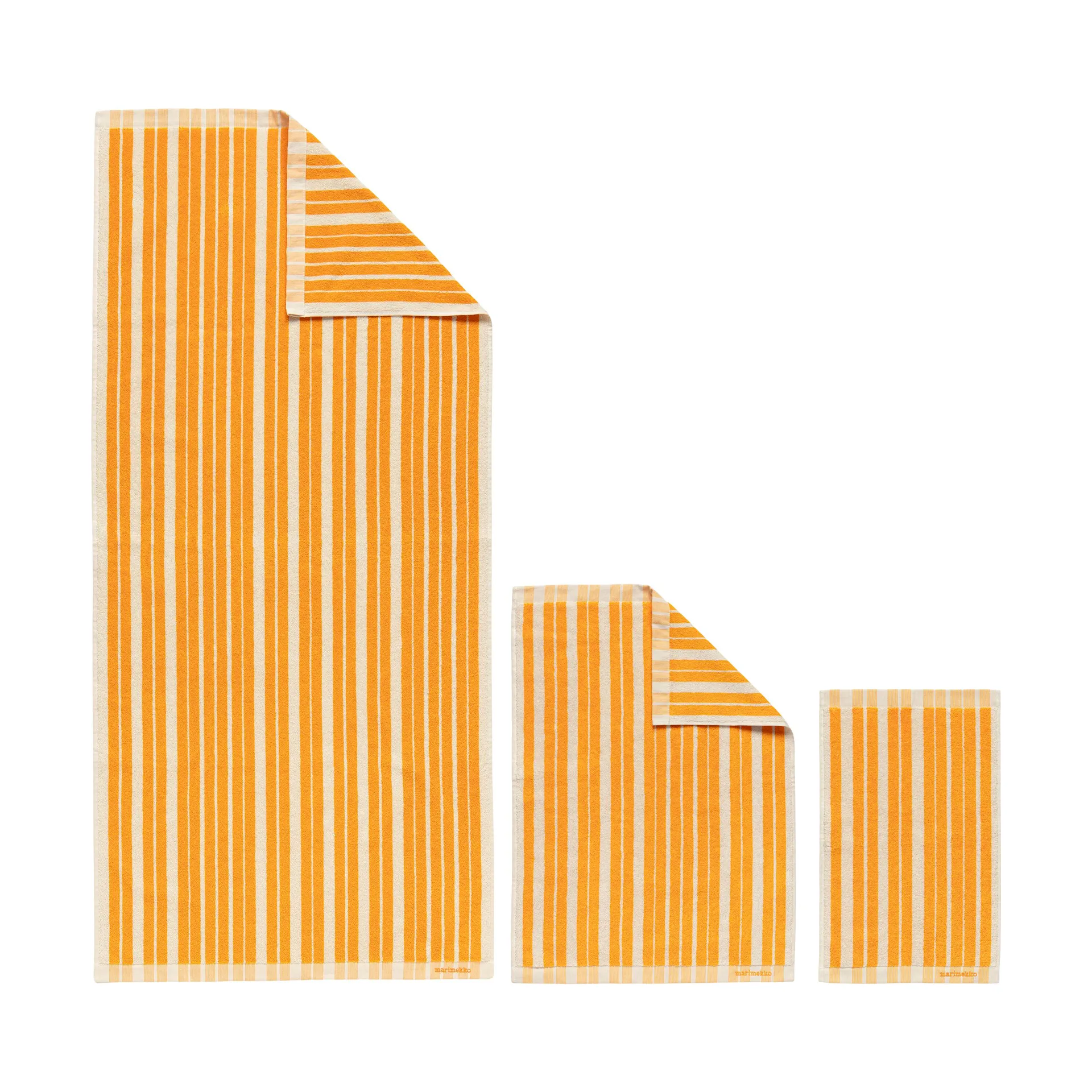 Asciugamano ospite Raide 30x50 cm, Giallo Marimekko