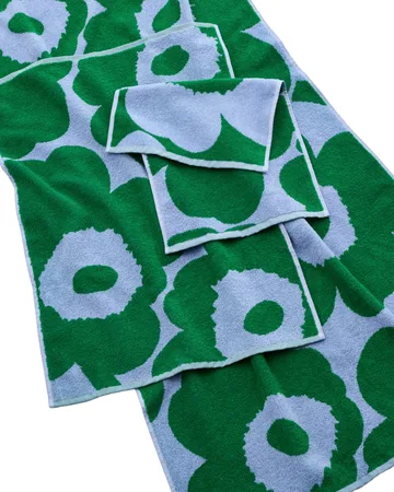Asciugamano ospite Unikko 30x50 cm - Azzurro-verde - Marimekko