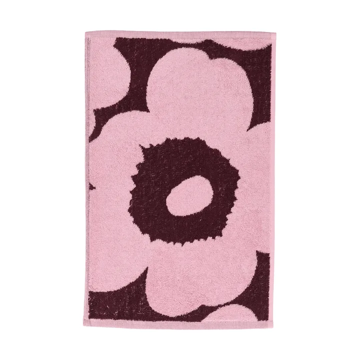 Asciugamano ospite Unikko 30x50 cm - Plum-pink - Marimekko