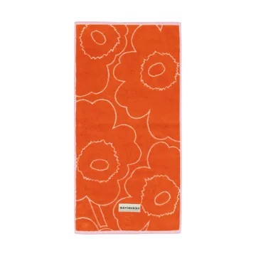 Asciugamano Piirto Unikko 50x100 cm - Burnt orange-pink - Marimekko