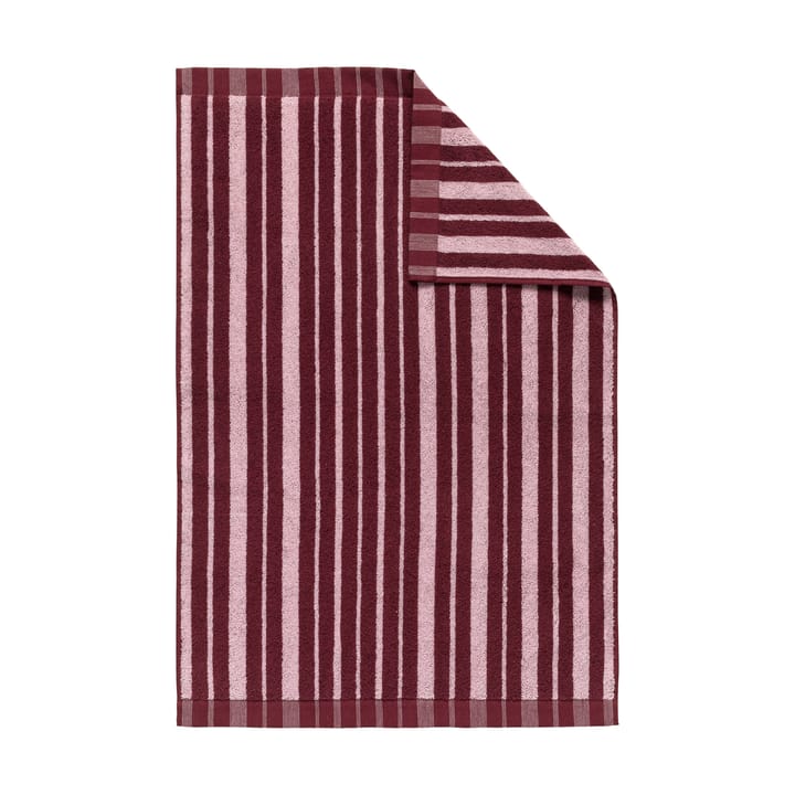 Asciugamano Raide 50x70 cm, Bordeaux-rosa Marimekko