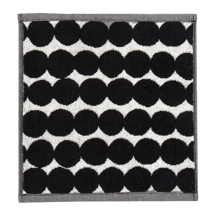 Asciugamano Räsymatto nero - Asciugamano mini 30x30 cm - Marimekko