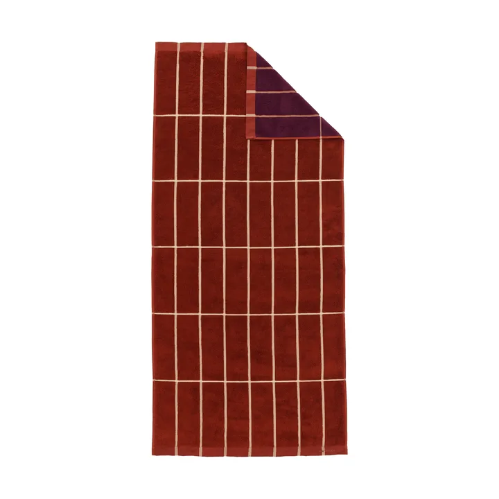 Asciugamano Tiiliskivi 70x150 cm - Brick-plum-hay - Marimekko