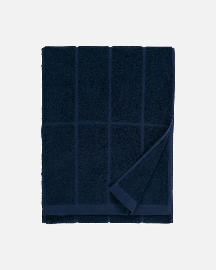 Asciugamano Tiiliskivi 70x150 cm, Dark blue Marimekko