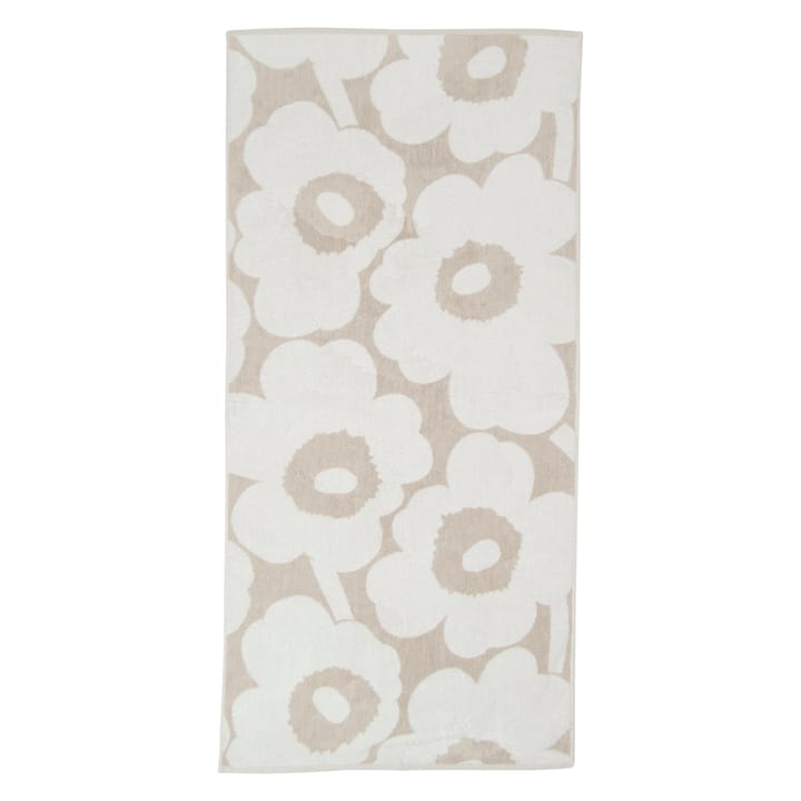 Asciugamano Unikko beige-bianco - 70x150 cm - Marimekko