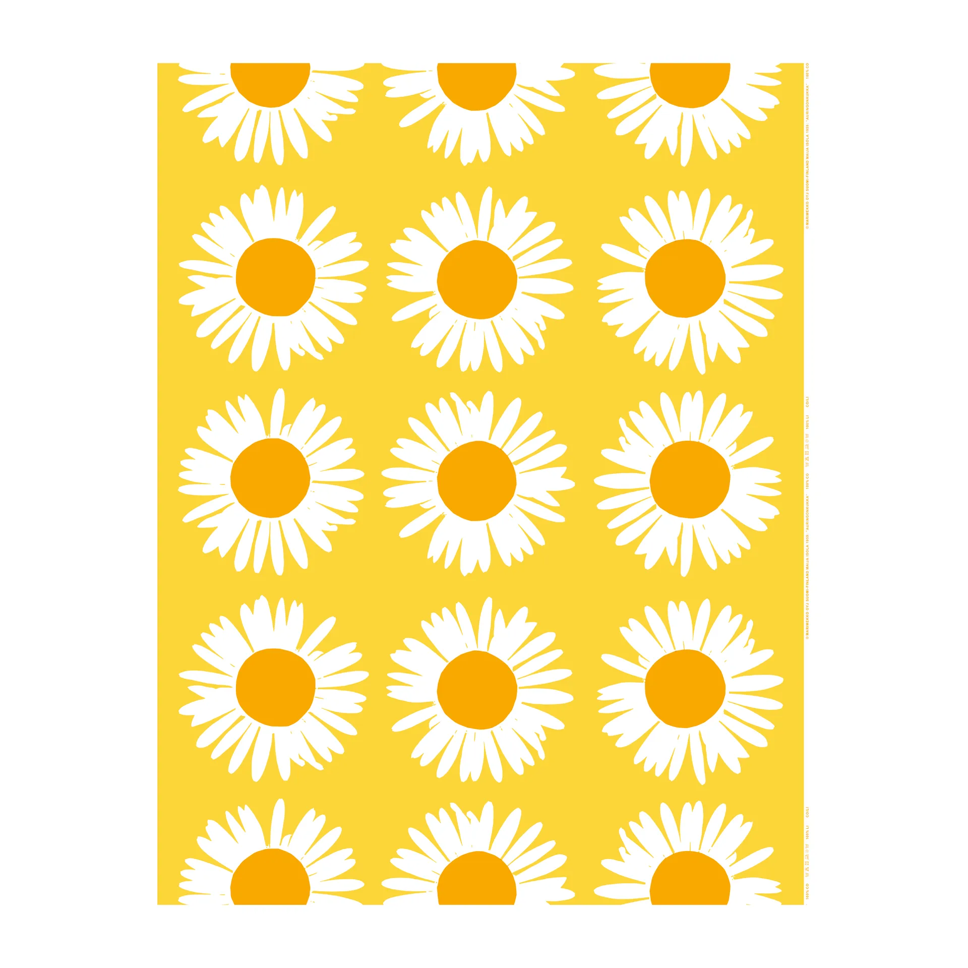 Auringonkukka tovaglia cerata,  Marimekko
