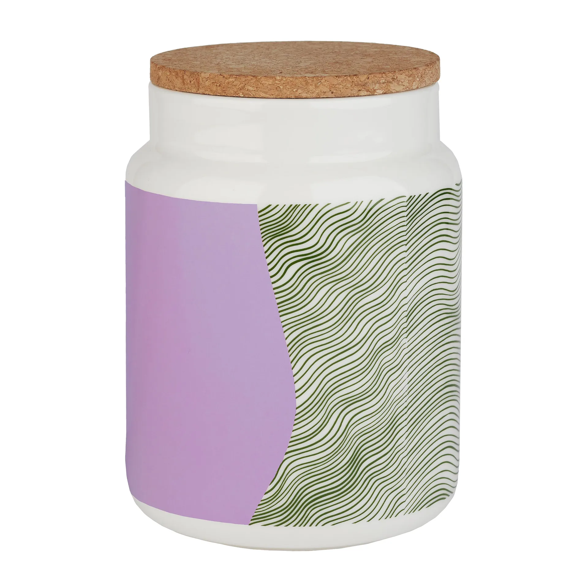 Barattolo Gabriel Näkki 1,2 L, Bianco-rosa-verde Marimekko