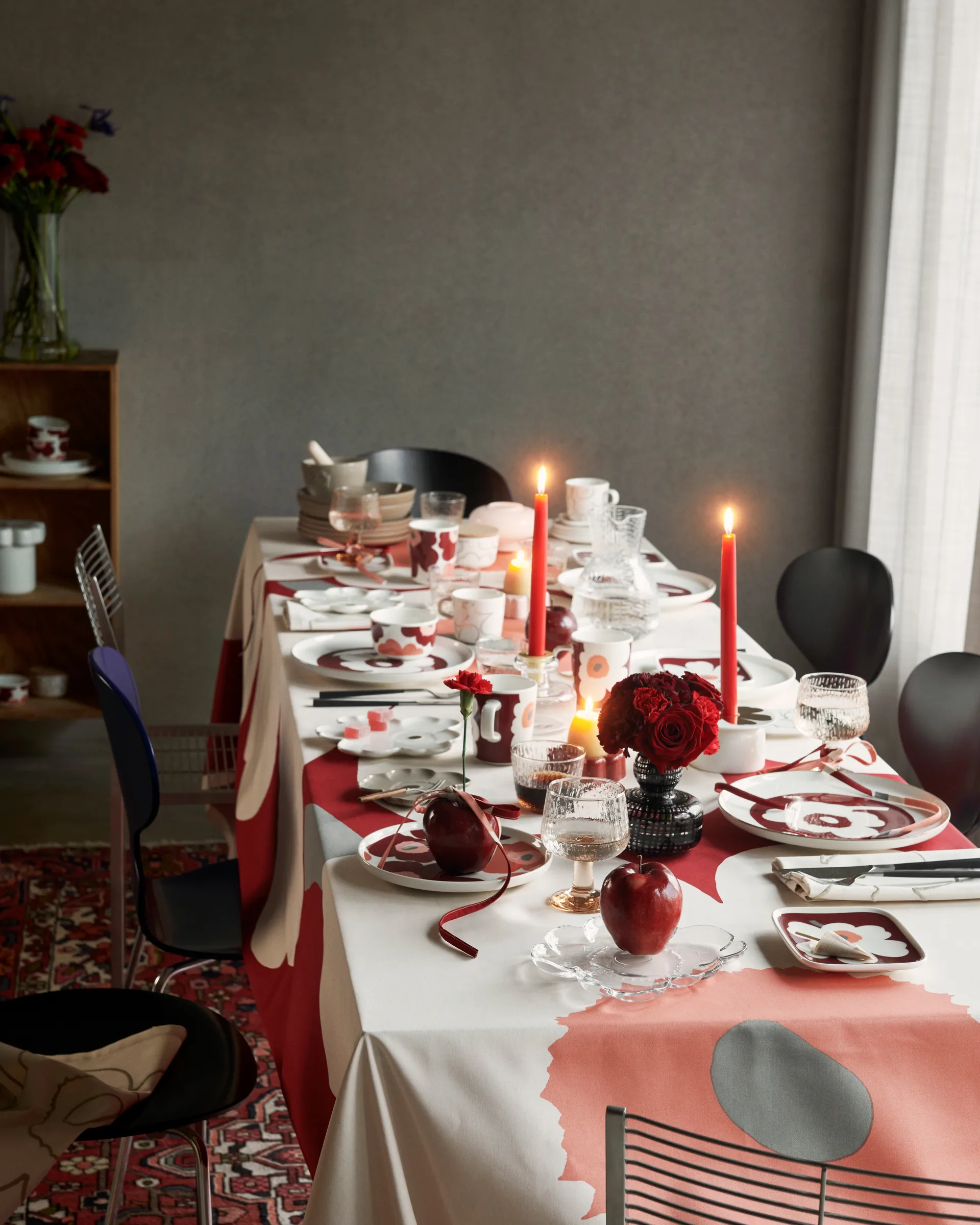 Bicchiere da vino Syksy 2,5 dl, Misty grey Marimekko