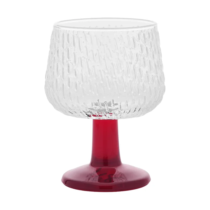Bicchiere vino Marimekko Syksy 2,5 dl - Clear-red - Marimekko