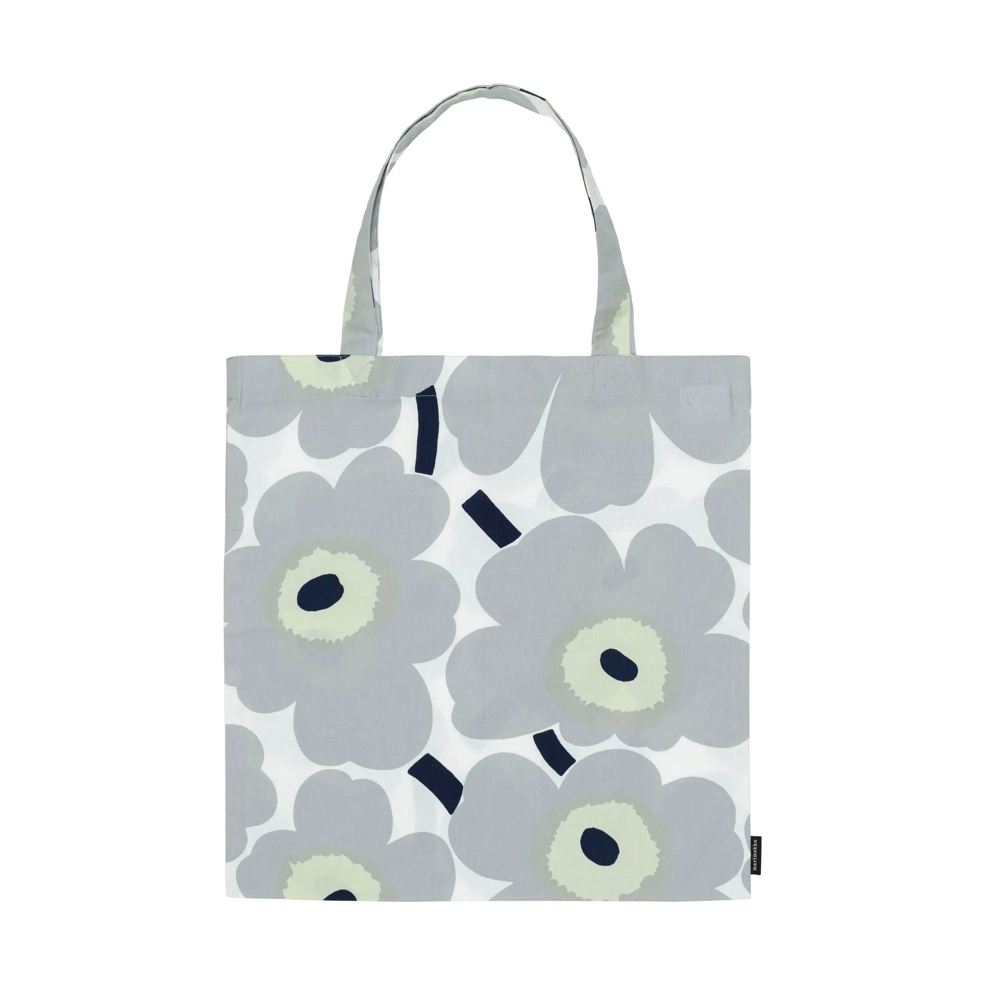Borsa Marimekko Pieni Unikko 44x43 cm, Cotton-grey-sand Marimekko