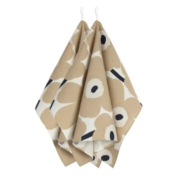 Canovaccio Pieni Unikko - Bianco sporco-beige-blu  - Marimekko